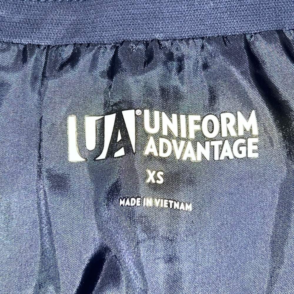 NAVY BLUE Prep School WEST COAST UNIVERSITY Blazer Jacket, Size XS - Picture 4 of 9